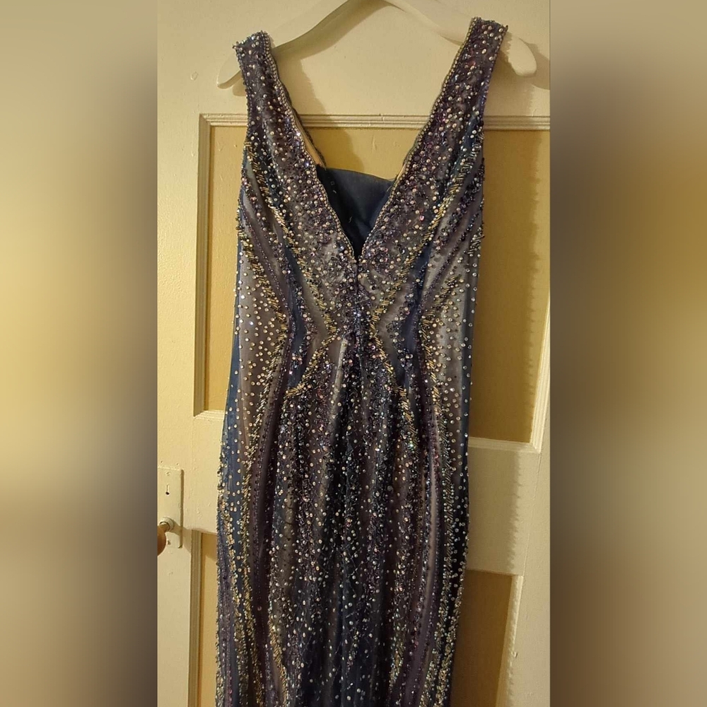 Elegant Beaded Evening Gown